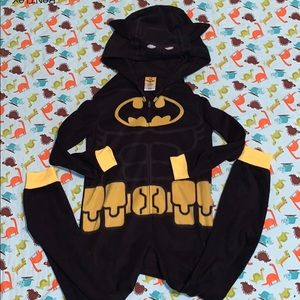 Boys LEGO Batman fleece zip PJs, size small